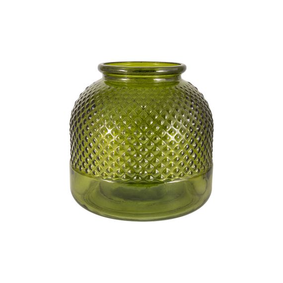 Ваза Diamante, темно-зелёная, 24 см, SAN MIGUEL