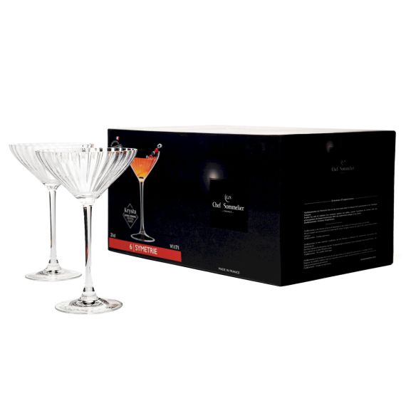 Набор бокалов для коктейля Symetrie, 6 шт, 210 мл, D114 мм, H179 мм Chef&Sommelier