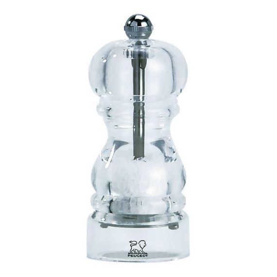 Мельница для соли 12 см, акрил, прозрачный, NANCY PEUGEOT, Франция