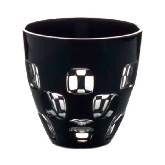 Стопка для ликера черная 70 мл, серия DOMINO, AJKA CRYSTAL