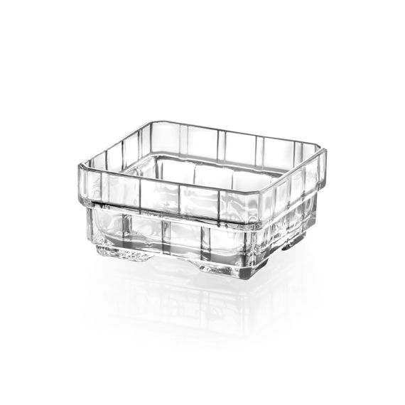 Пиала для подачи снеков RCR Luxion Stack 120 мл, D96 мм, хрустальное стекло, Италия