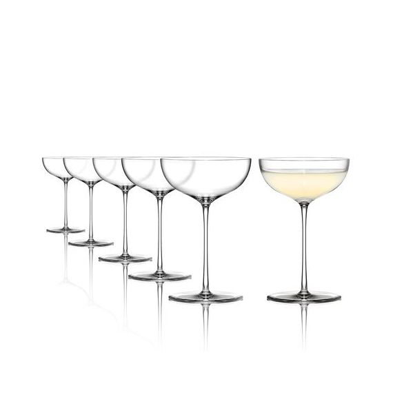 Набор из 6-ти бокалов для коктейлей и шампанского серия Kyoto, 318 мл, D112 мм, H172,2 мм, Stolzle