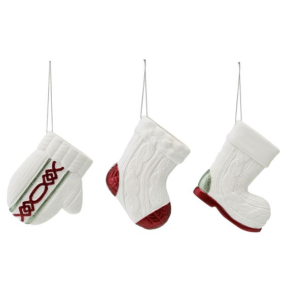 Набор ёлочных украшений Warming tale из коллекции New Year Essential, 3 шт., Tkano