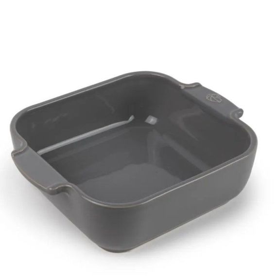 Форма для запекания квадратная, 21 см, серый, Peugeot