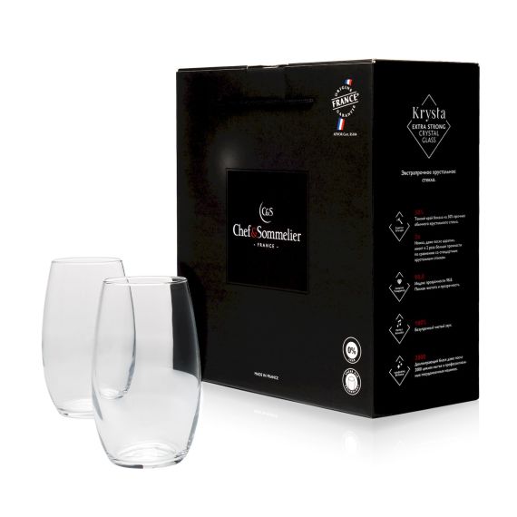 Набор хайболов Primary, 2 шт, 400 мл, D76.2 мм, H125 мм, Chef&Sommelier