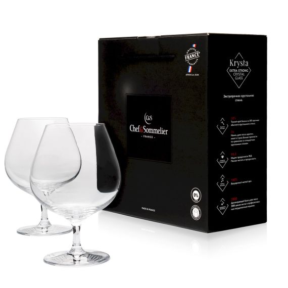 Набор бокалов для бренди Spirits, 2 шт, 700 мл, D113 мм, H166 мм, Chef&Sommelier