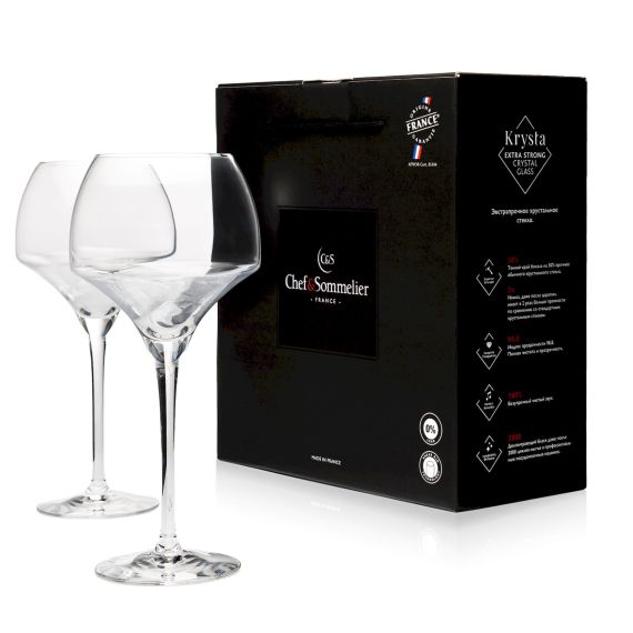 Набор бокалов для вина Open Up, 2 шт, 550 мл, D76/157 мм, H232 мм, Chef&Sommelier