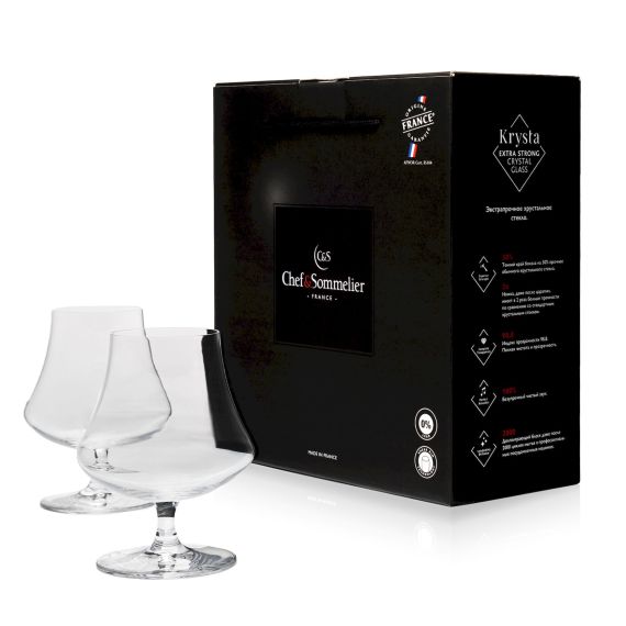 Набор бокалов для бренди Open Up 390мл; D=63/103, H=131мм; 2 шт, Chef&Sommelier