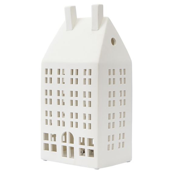 Домик из фарфора с подсветкой Aarhus из коллекции New Year Essential, 26,6 см, Tkano