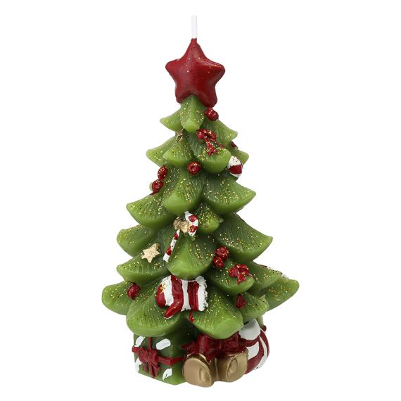 Свеча декоративная Green Miracle из коллекции New Year Essential, 18 см, Tkano