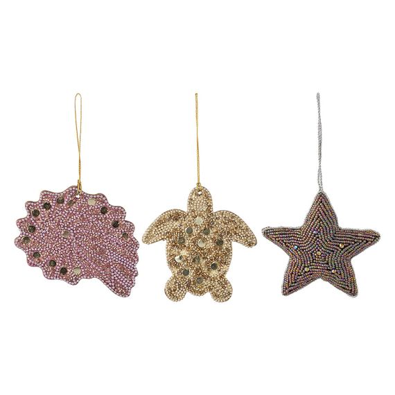 Набор ёлочных украшений Sea Fantasy из коллекции New Year Essential, 3 шт., Tkano