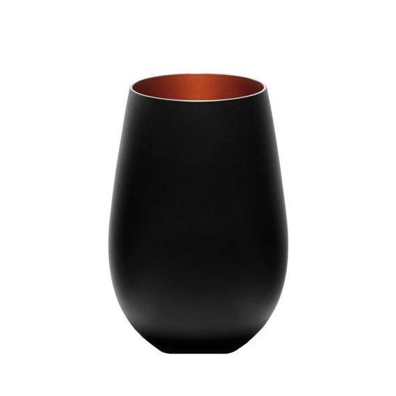 Набор из 6-ти стаканов серия Elements, цвет Черный-Бронзовый 465 мл, D85 мм, H120 мм, Stolzle