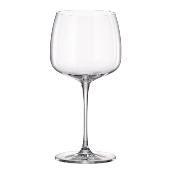 Набор из 6-ти бокалов для красного вина ANAS, 530 мл, Crystal Bohemia