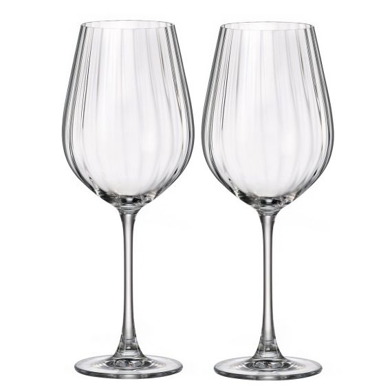 Набор из 6-ти бокалов для красного вина COLUMBA OPTIC, 650 мл, Crystal Bohemia