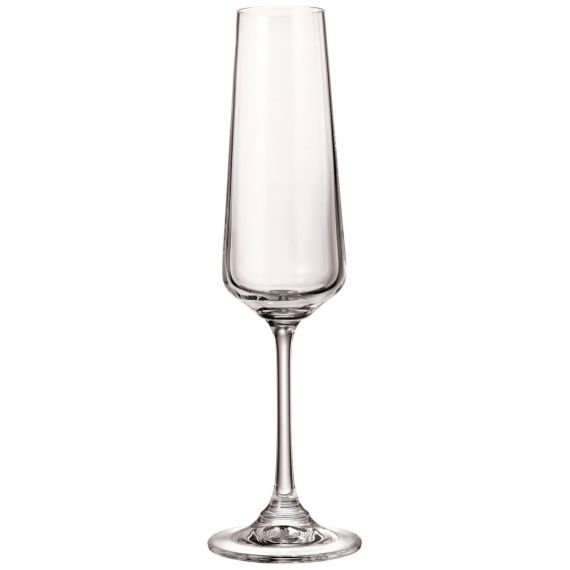 Набор из 6-ти бокалов для шампанского CORVUS, 160 мл, Crystal Bohemia