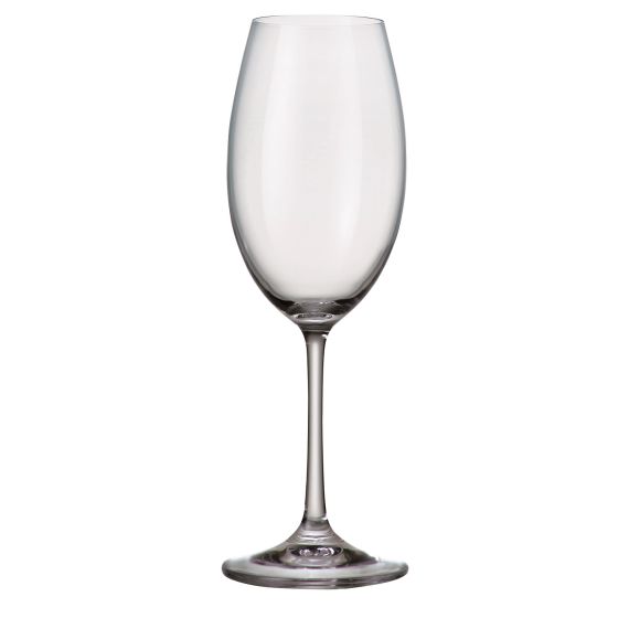 Набор из 6-ти бокалов для белого вина MILVUS, 300 мл, Crystal Bohemia