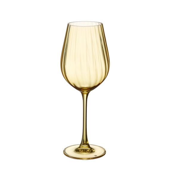 Набор из 2-х бокалов для красного вина COLUMBA OPTIC, 500 мл; цвет оранжевый, Crystal Bohemia