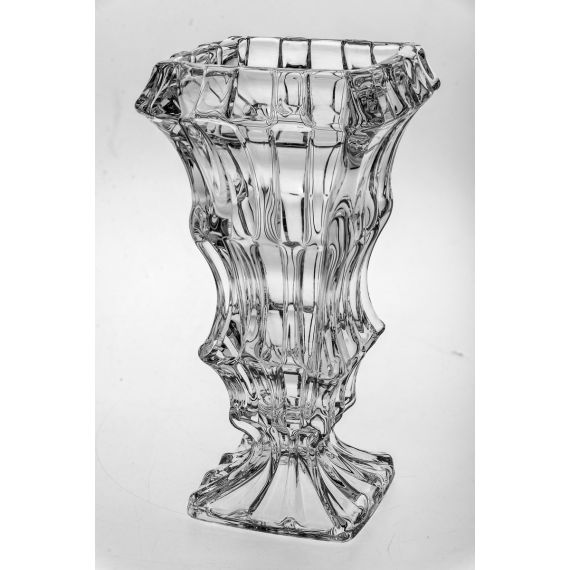 Ваза на ножке CASCADE, 30 см; стекло, Bohemia JIHLAVA