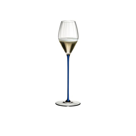 Бокал для шампанского High Performance Champagne Glass 4994/28D, темно-синяя ножка, 375 мл, Riedel