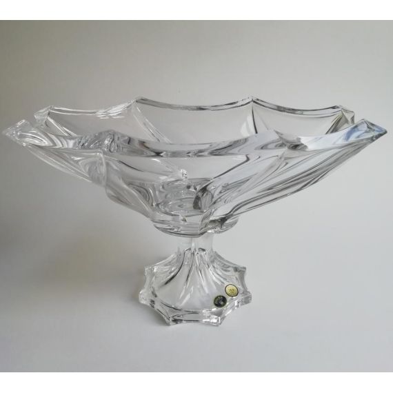 Салатник на ножке Bromelias, 33 см, Crystal Bohemia