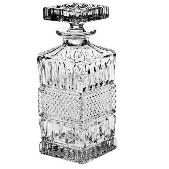 Штоф четырёхгранный BRITTANY, 700 мл, Crystal Bohemia