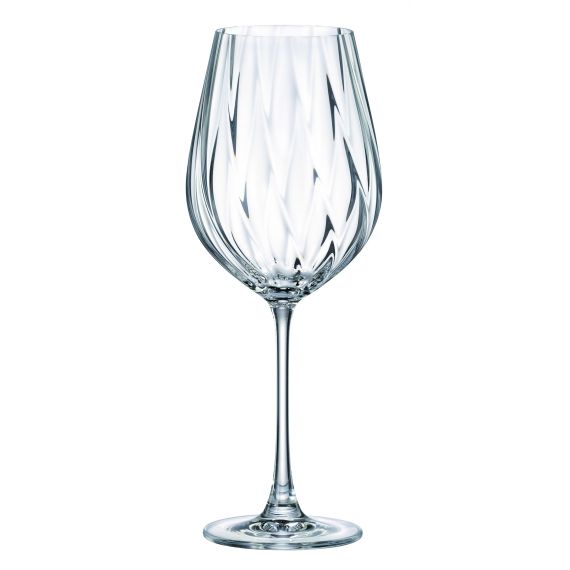 Набор из 2-х бокалов для красного вина CORA OPTIC, 650 мл, Crystal Bohemia