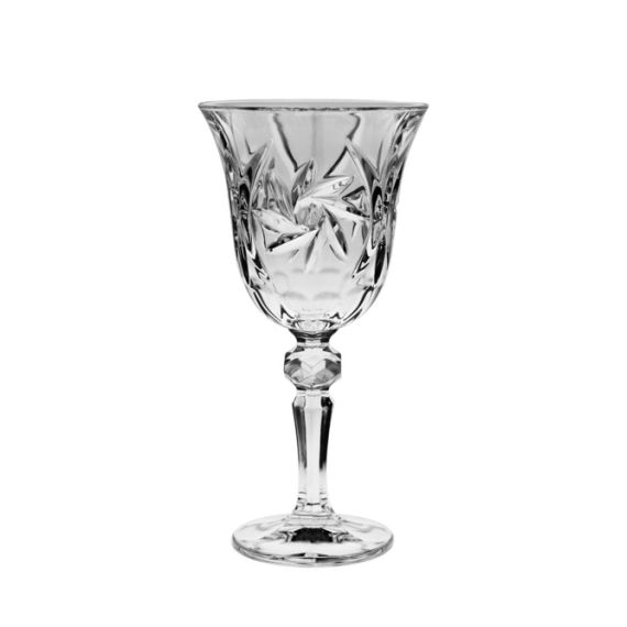 Набор из 6-ти бокалов для вина PINWHEEL, 220 мл, Crystal Bohemia