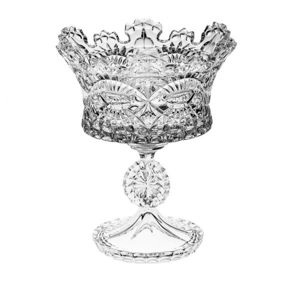 Ваза на ножке Crown, 26 см, Crystal Bohemia
