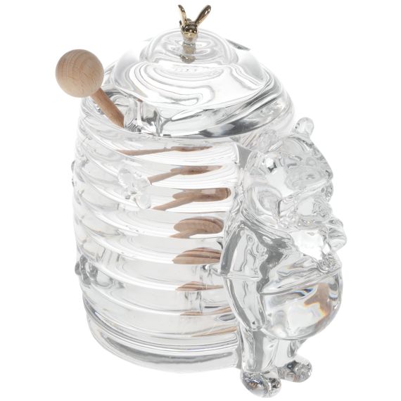 Доза для меда Мишка с ульем, 15 см, Crystal Bohemia