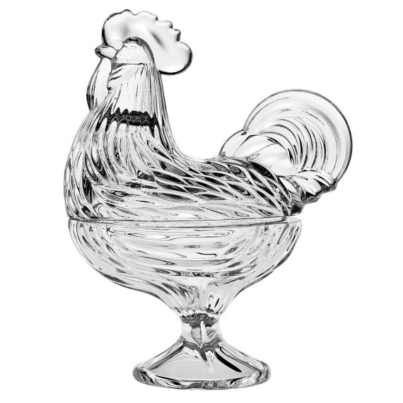Доза Петух, 21,5 см, Crystal Bohemia
