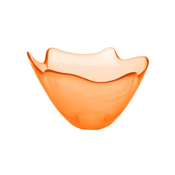 Ваза, 20х12 см Feston, оранжевая, San Miguel