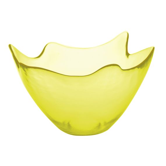 Ваза, 30х18 см Feston, светло-желтая, San Miguel