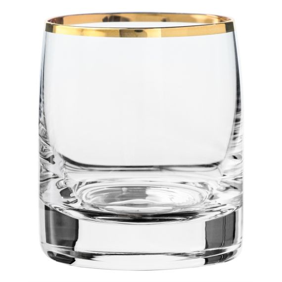 Набор из 6-ти стопок Pavo; декор Отводка золото, 60 мл, Crystal Bohemia