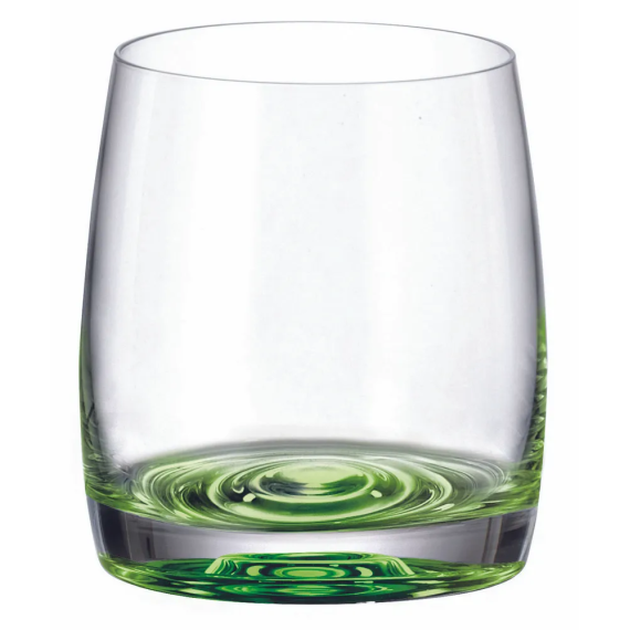 Набор из 6-ти стаканов для воды Pavo Aqua Green, 250 мл, Crystal Bohemia