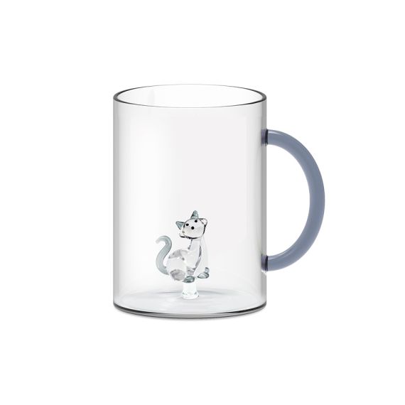 Кружка с серой ручкой, 420 мл, Кошка, Monterey, WD Lifestyle