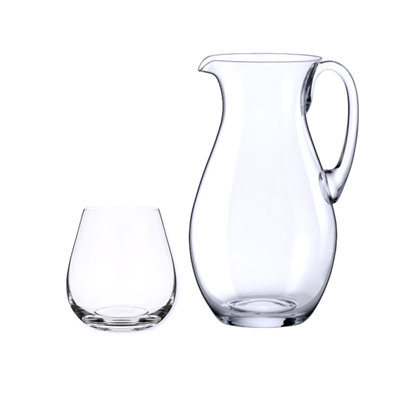 Набор для воды Columba: кувшин 2000 мл и 6 стаканов 380 мл, Crystal Bohemia