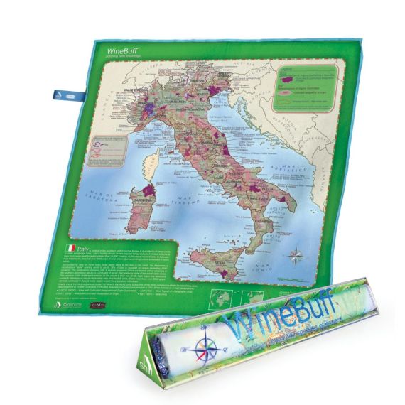 Салфетка из микрофибры для натирки стекла  Italy Wine Map, Soiree Home
