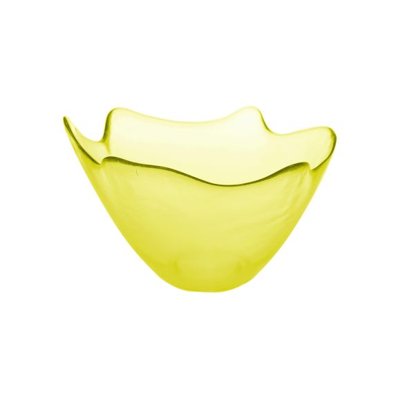 Ваза, 20х12 см Feston, светло-желтая, San Miguel