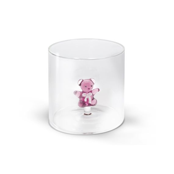 Стакан, 250 мл, Медвежонок Тедди, цвет розовый, Monterey, WD Lifestyle