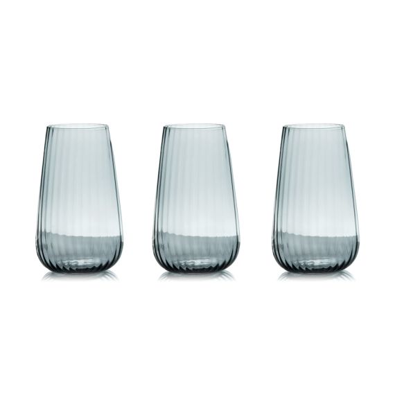 Набор из 6-ти стаканов, 14 см, 570 мл, цвет серый, Opium, Le Stelle