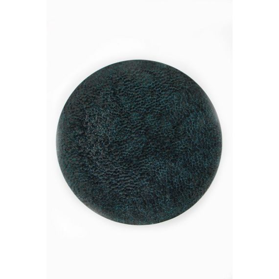 Тарелка плоская 27см, цвет черный, MOSS, Porland