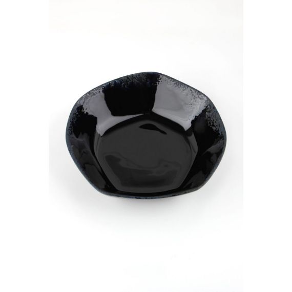 Салатник волнообразный 22см, темно-синий, ROOT BLUE, Porland