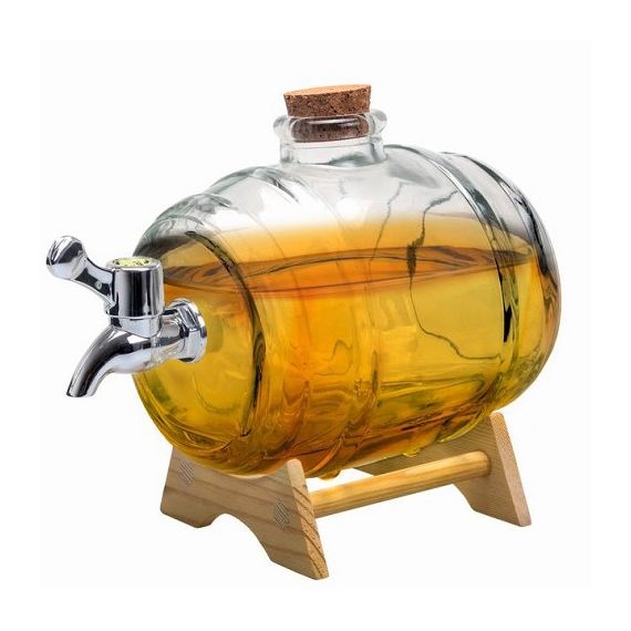 Емкость для настойки с краном на подставке, 1 л, d=110 мм, h=170 мм, Vin Bouquet