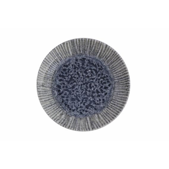 Тарелка мелкая 17 см, без борта, IRIS BLUE, Porland