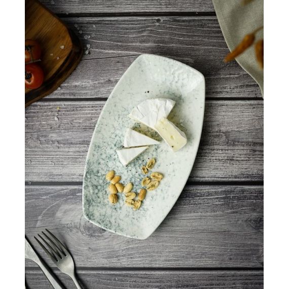 Тарелка прямоугольная 23 см, цвет дымчатый, SMOKY, Porland