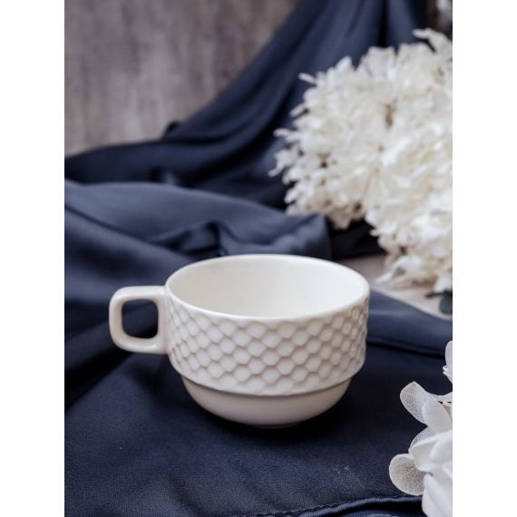 Чашка кофейная 75 мл, цвет белый, STORM, Porland