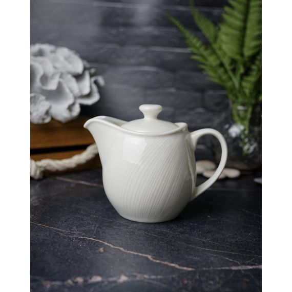 Чайник с крышкой 500 мл, цвет белый, STORM, Porland