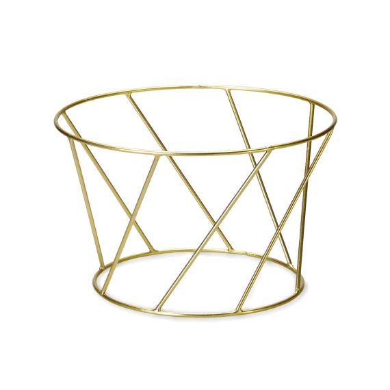 Держатель для тарелок, металл, d 20/15 h 12,5 см, цвет золото, Bitossi