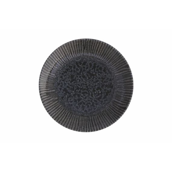 Тарелка мелкая 21 см, без борта, IRIS GREY, Porland