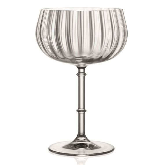 Набор бокалов-блюдец 320 мл, 6 шт., серия Rims, Lucaris